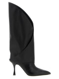 Balmain Black Calfskin Over The Knee