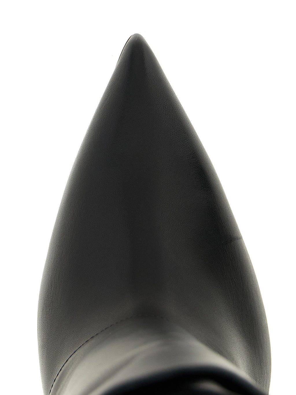 Balmain Black Calfskin Over The Knee