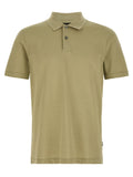 Hugo Boss Beige Cotton Polo Shirt