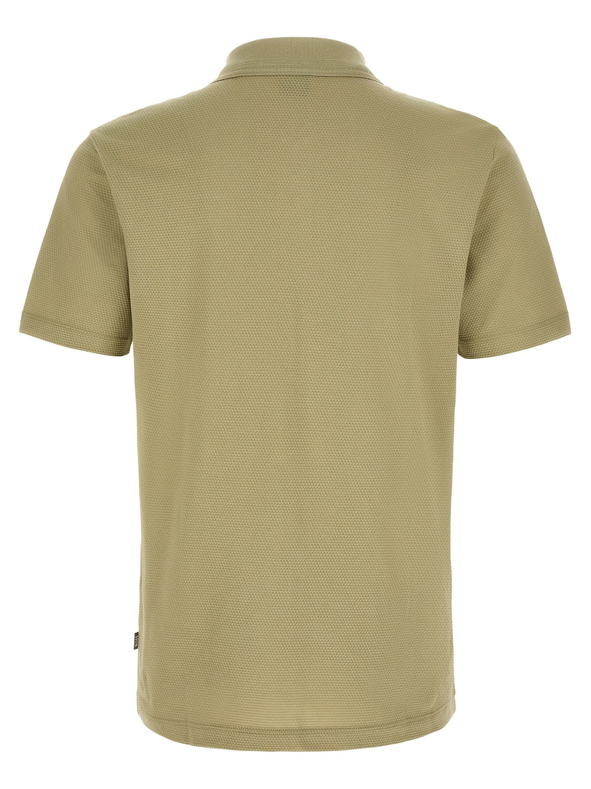 Hugo Boss Beige Cotton Polo Shirt