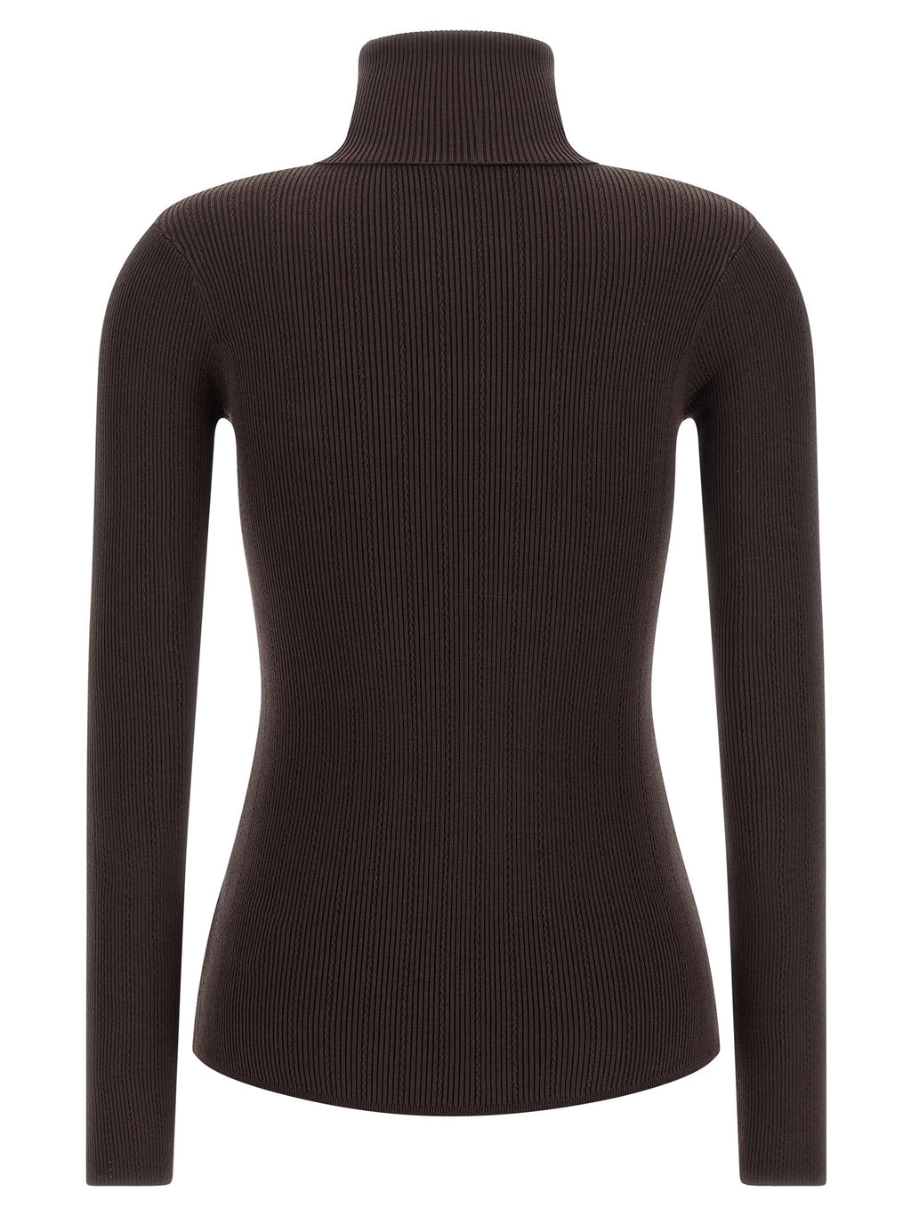Elisabetta Franchi Brown Lycra Cardigan