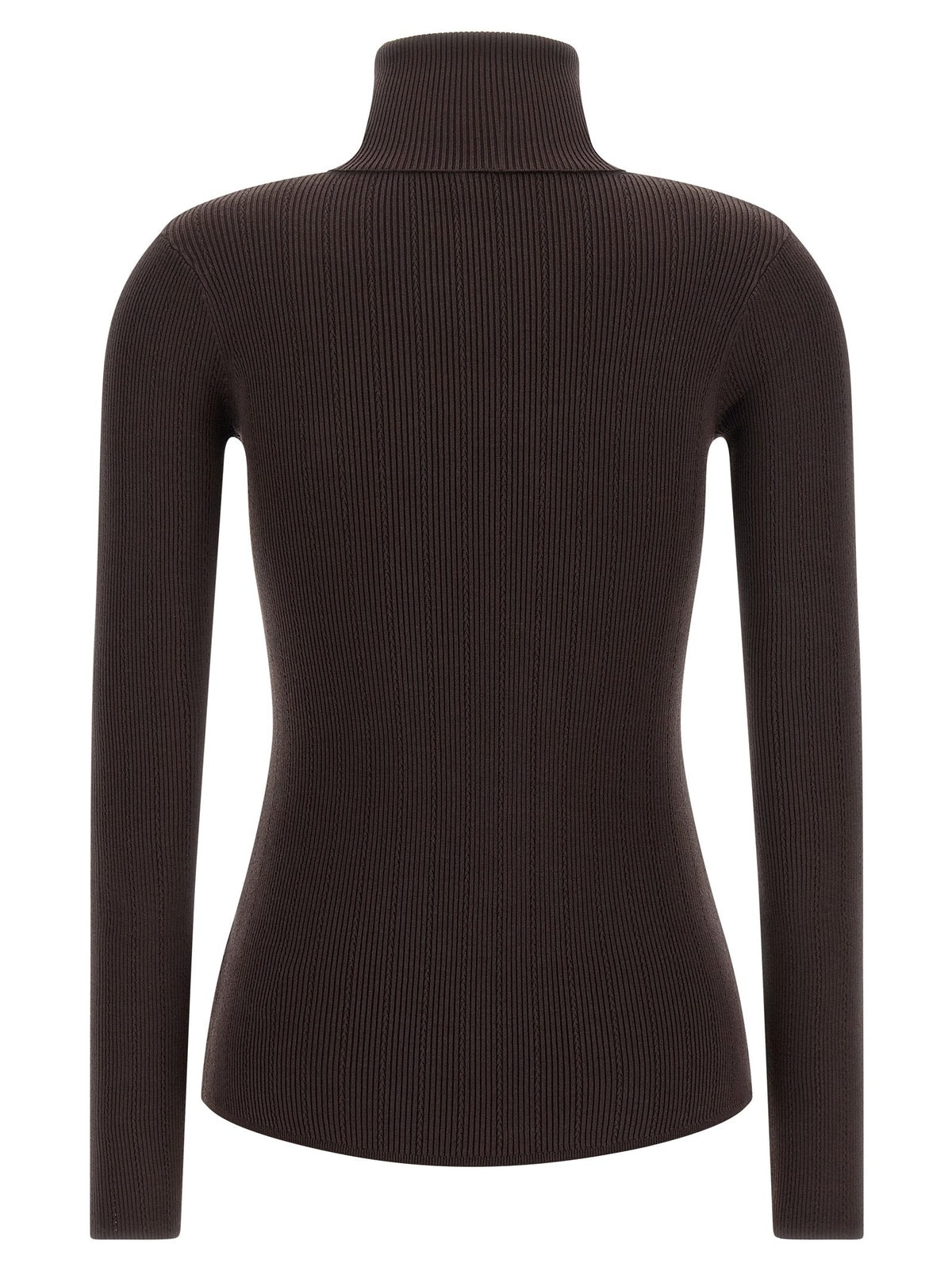 Elisabetta Franchi Brown Lycra Cardigan