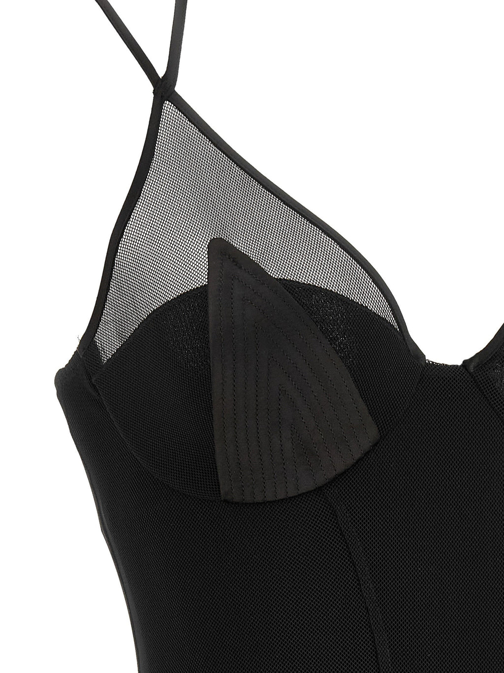 Elisabetta Franchi Black Polyamide Long Dress