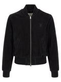 Ami Paris Black Goatskin Bomber