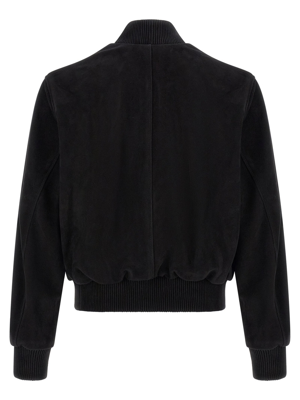Ami Paris Black Goatskin Bomber
