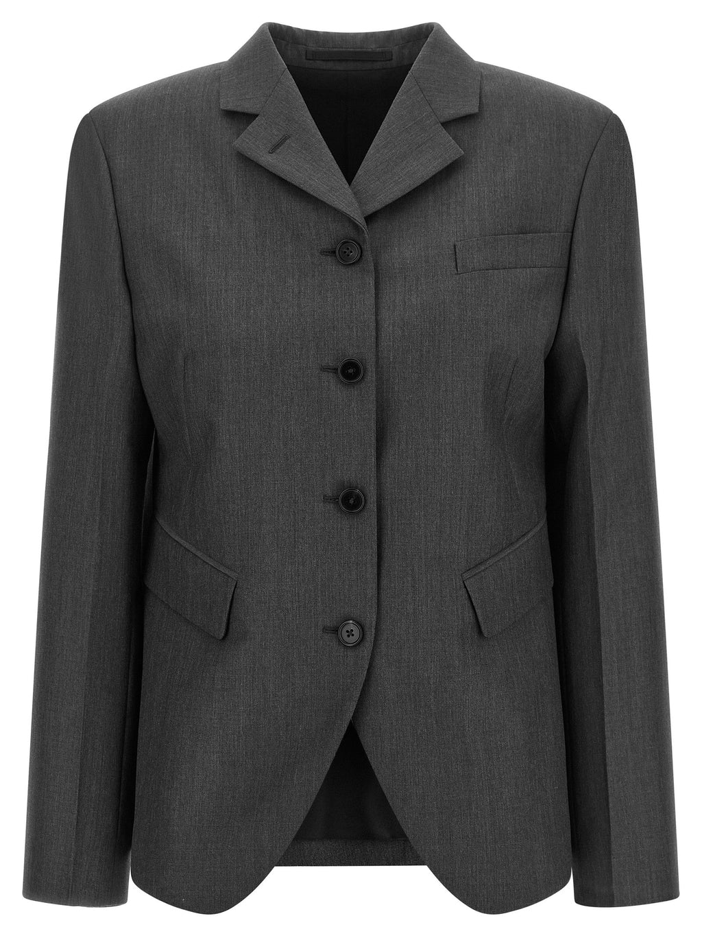 Jil Sander Gray Wool Blazer