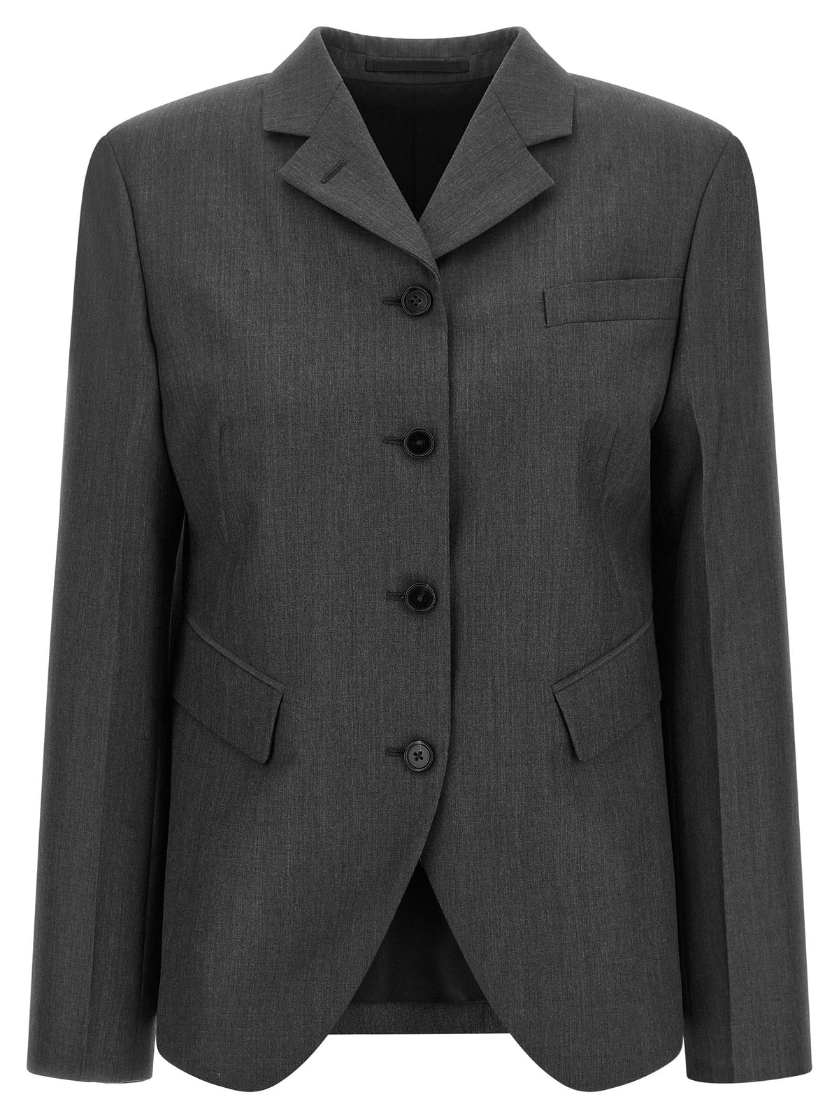 Jil Sander Gray Wool Blazer