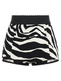 Dolce & Gabbana Bicolor Cotton Bermuda Shorts