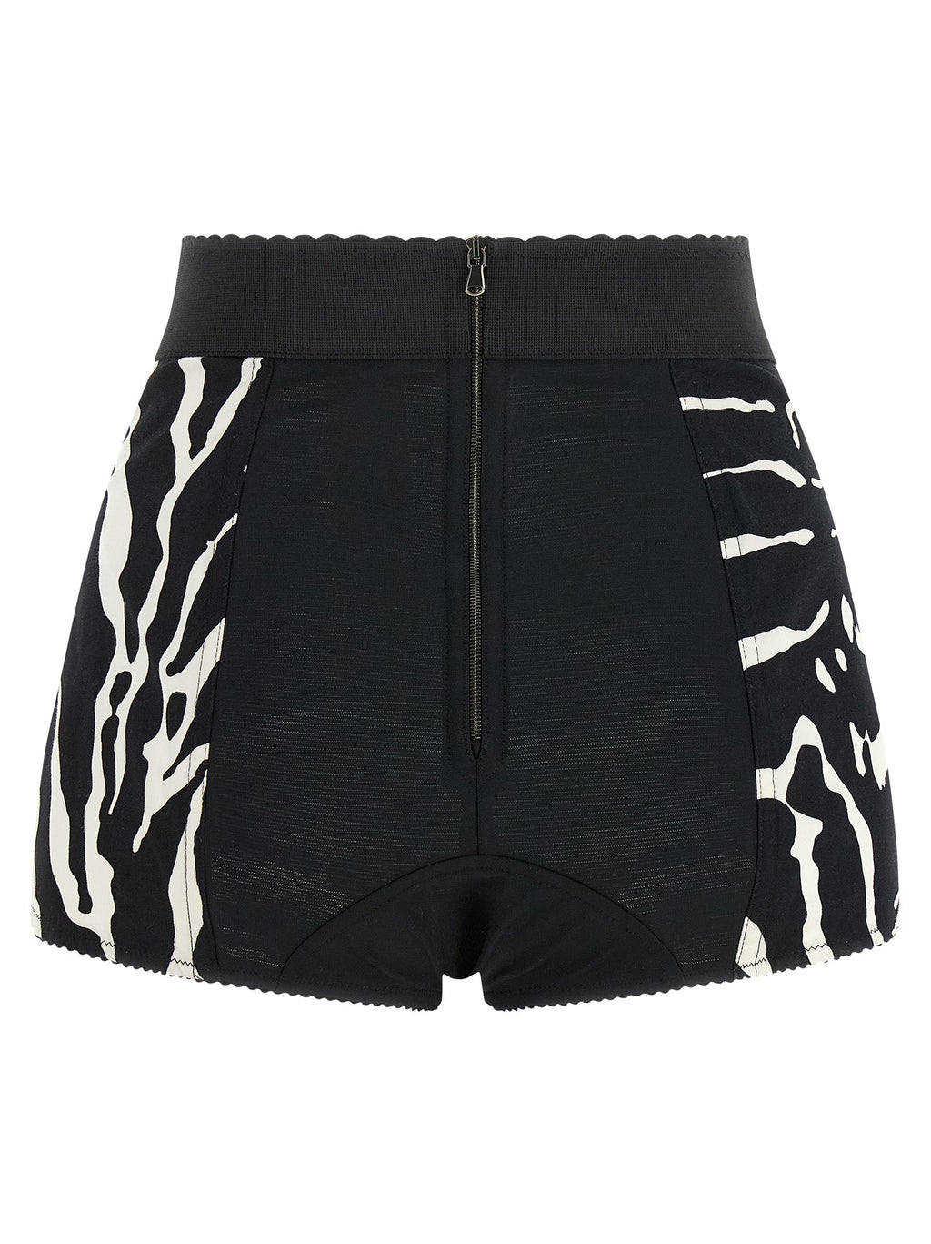 Dolce & Gabbana Bicolor Cotton Bermuda Shorts