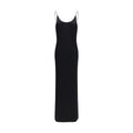 Saint Laurent Black Viscose Casual Dress