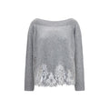 Ermanno Scervino Gray Cashmere Sweater