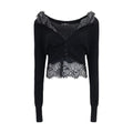 Ermanno Scervino Black Cashmere Cardigan