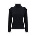 Allude Black Cashmere Turtleneck