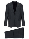 Pal Zileri Gray Polyester Two-Piece Suit