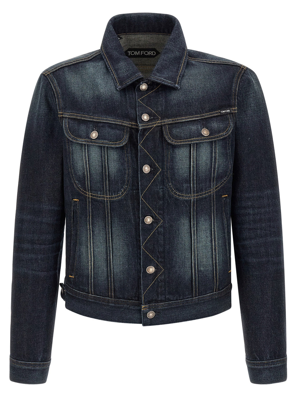 Tom Ford Blue Cotton Denim Jacket