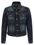 Tom Ford Blue Cotton Denim Jacket