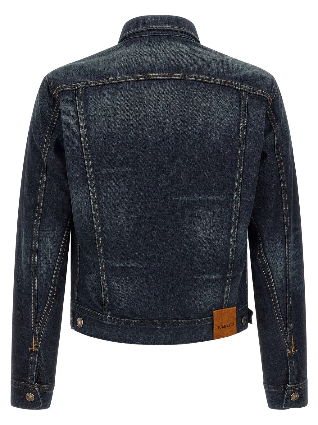 Tom Ford Blue Cotton Denim Jacket