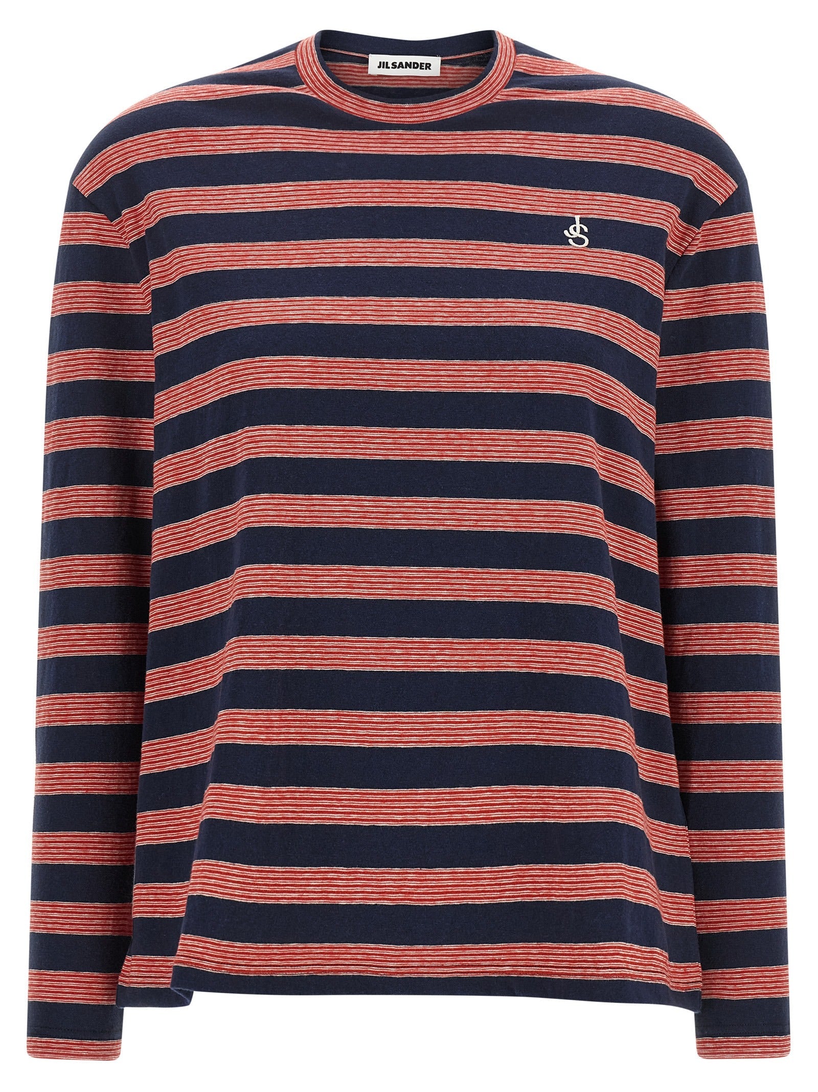 Jil Sander Multicolor Cotton Long Sleeve T-Shirt