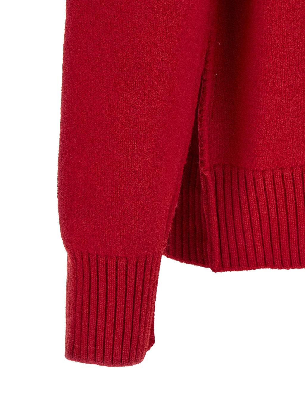Ami Paris Red Wool Cardigan