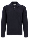 Roberto Collina Blue Cashmere Polo Shirt