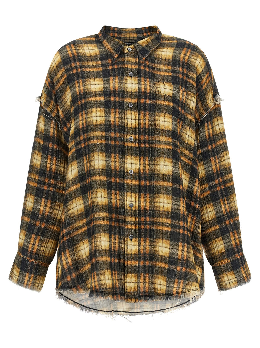R13 Brown Cotton Blouse