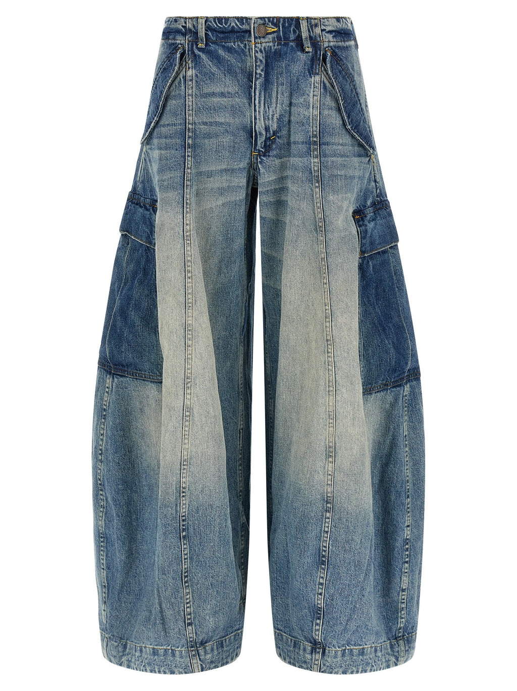 R13 Blue Cotton Jeans Denim