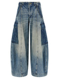 R13 Blue Cotton Jeans Denim
