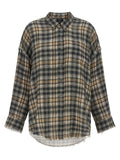 R13 Gray Cotton Blouse