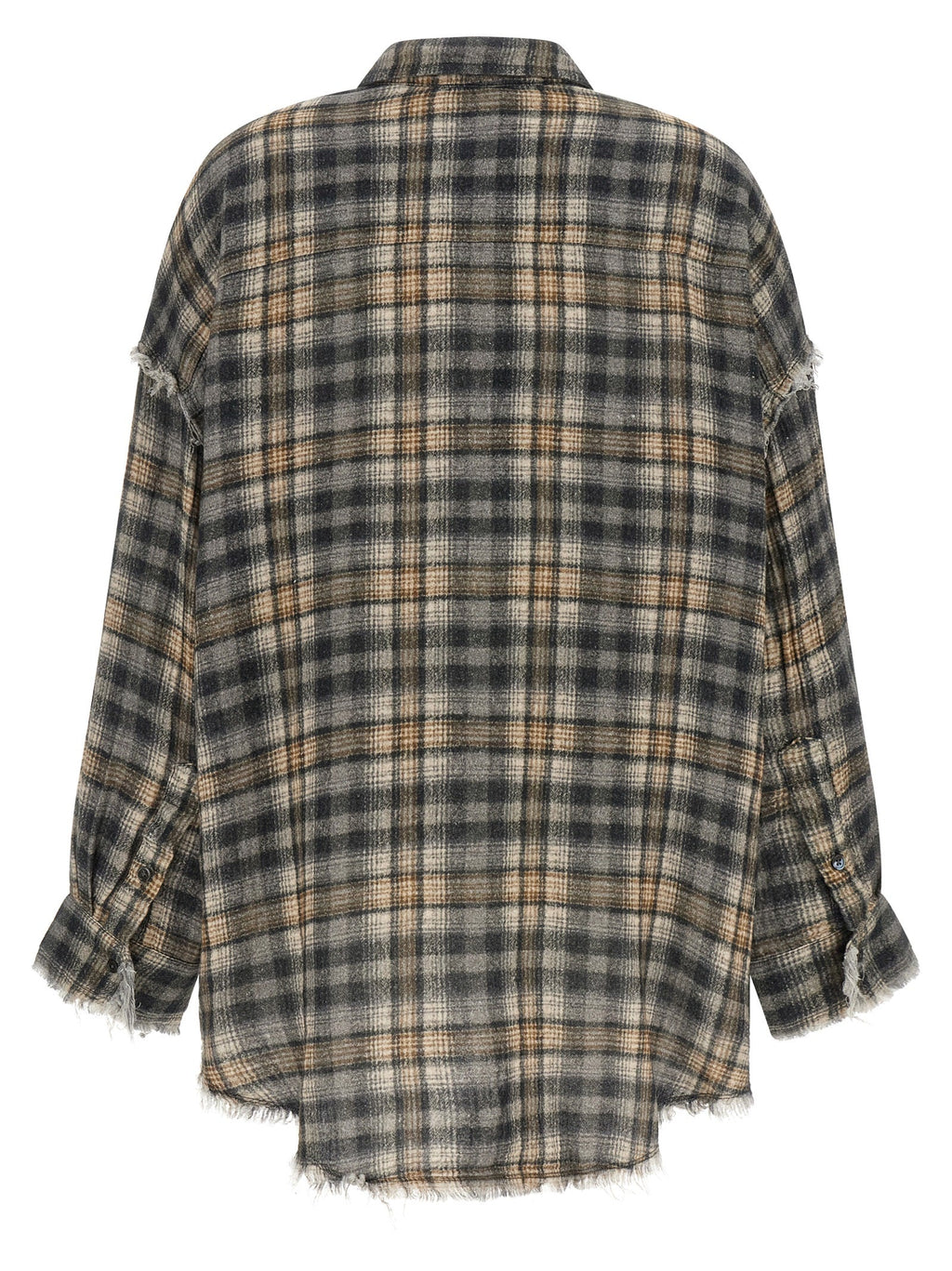 R13 Gray Cotton Blouse