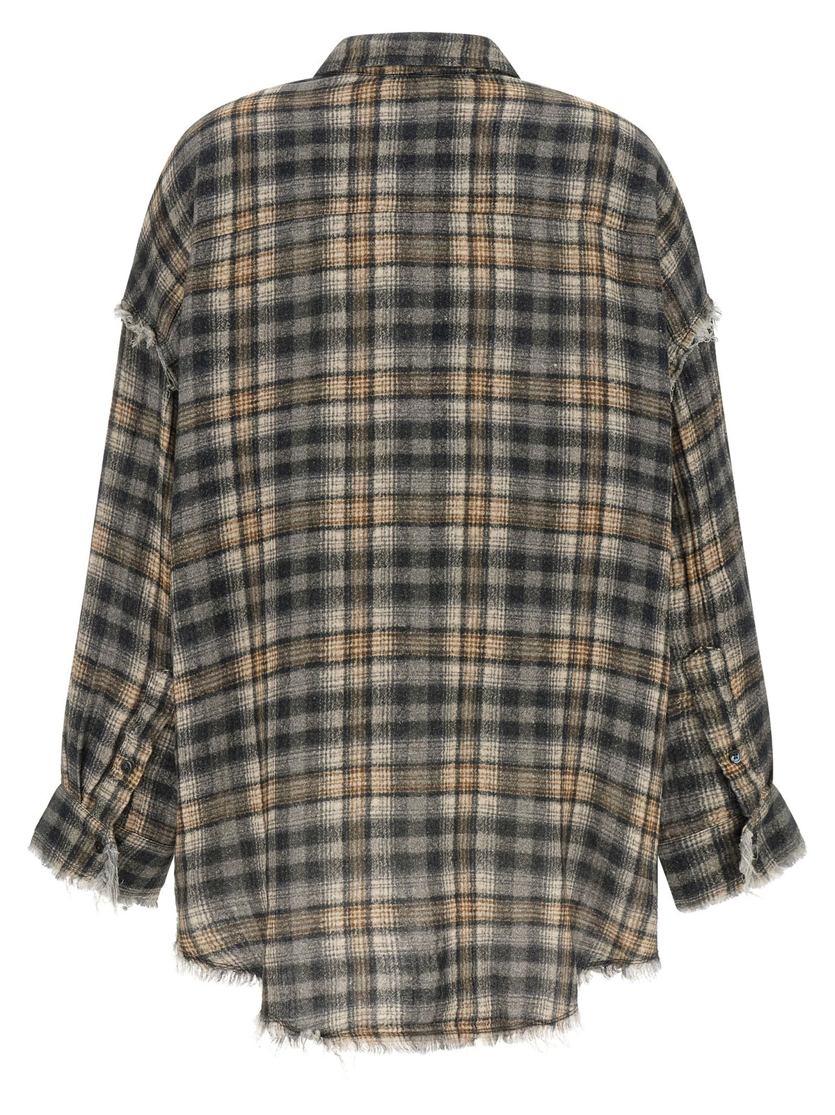 R13 Gray Cotton Blouse