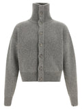 Extreme Cashmere Gray Cashmere Cardigan