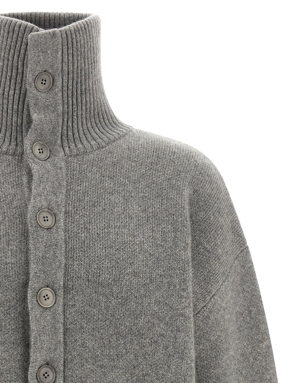 Extreme Cashmere Gray Cashmere Cardigan