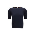 Max Mara Blue Silk T-Shirt