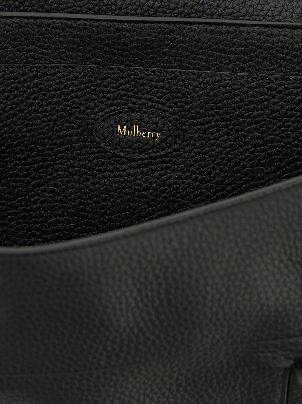 Mulberry Black Calfskin Shoulder Bag