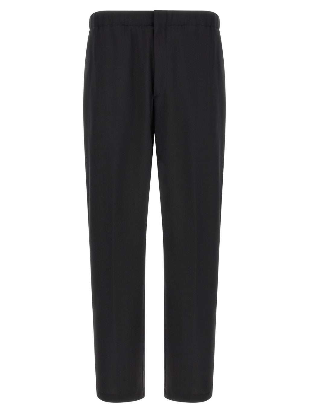 Lardini Black Virgin Wool Dress Pants