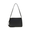 Tory Burch Black Calf Leather Bos Taurus Shoulder Bag