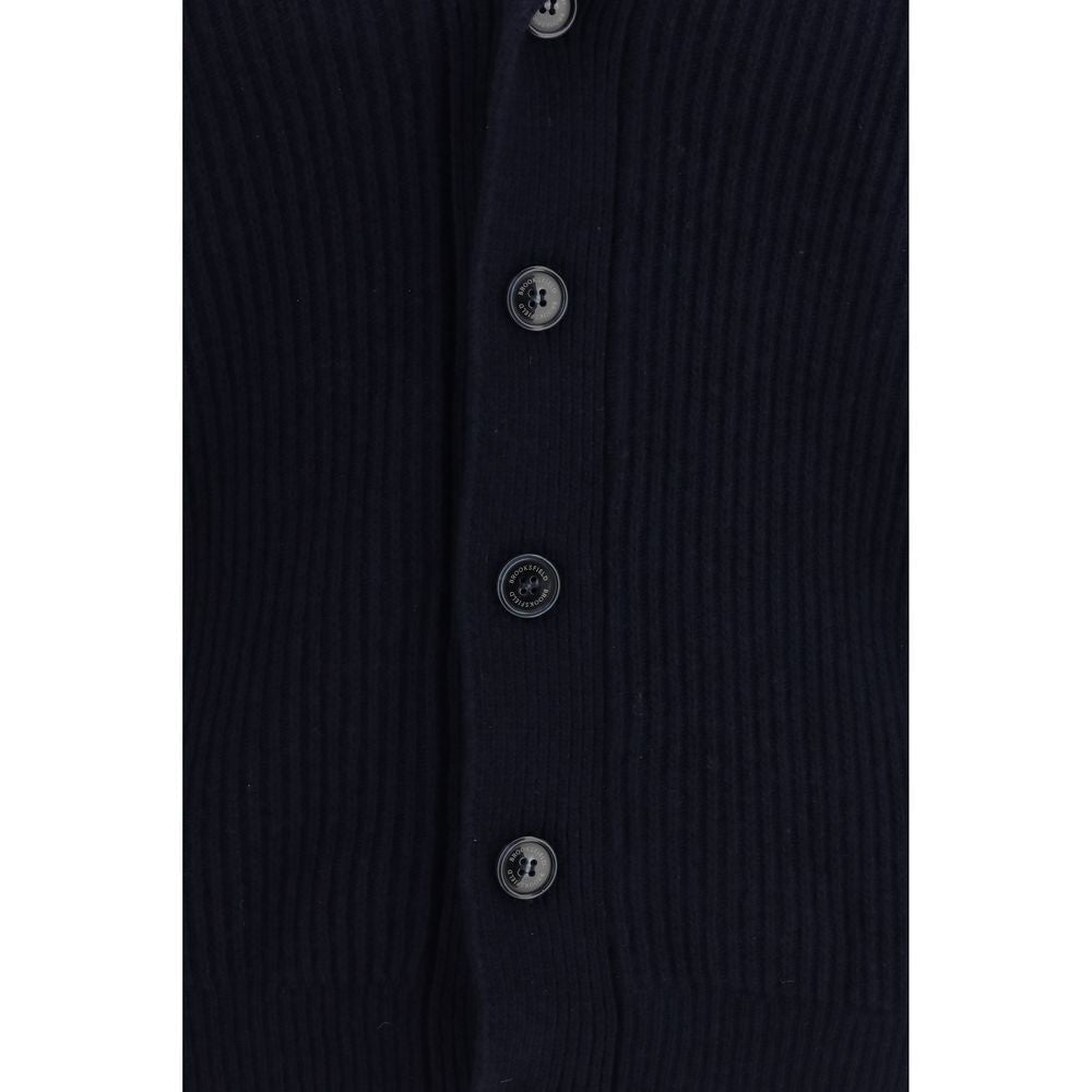 Brooksfield Blue Wool Oves Aries Sweatshirt