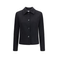 Lardini Black Wool Oves Aries Full-Length Jacket