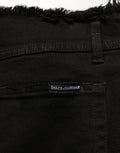 Dolce & Gabbana Black Cotton Skinny Denim Trouser Jeans