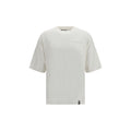 Palm Angels White Cotton T-Shirt