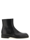 Lemaire Black Lamb Leather Ankle Boots