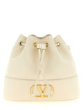 Valentino Garavani White Lamb Leather Crossbody Bag