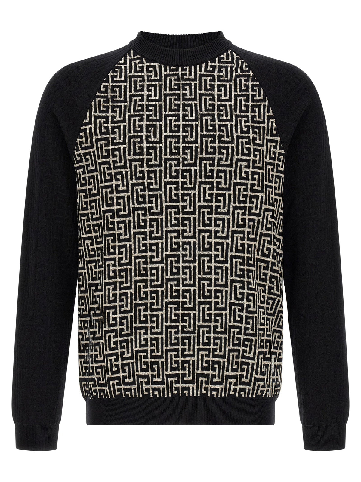 Balmain Bicolor Cotton Cardigan
