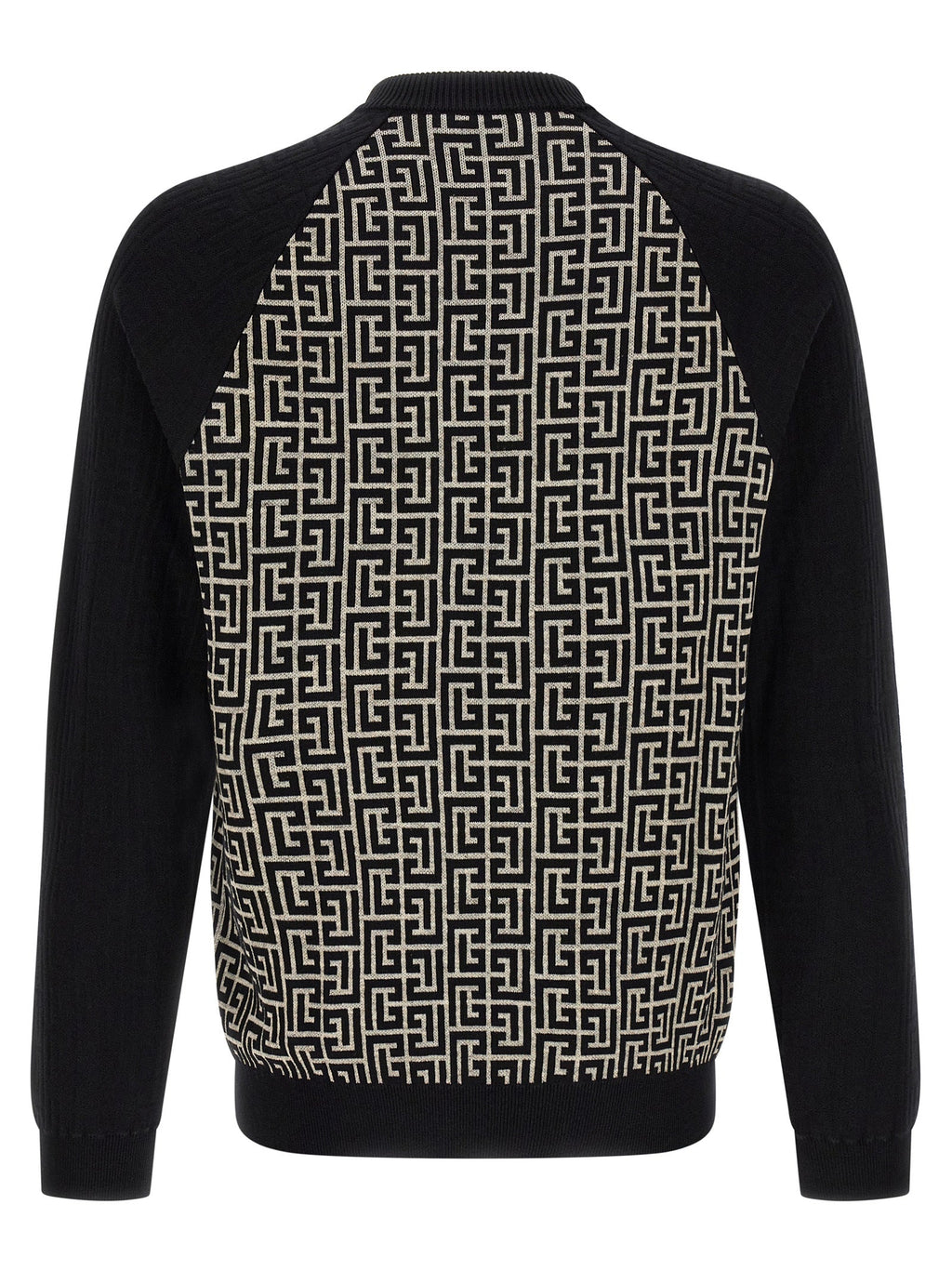 Balmain Bicolor Cotton Cardigan