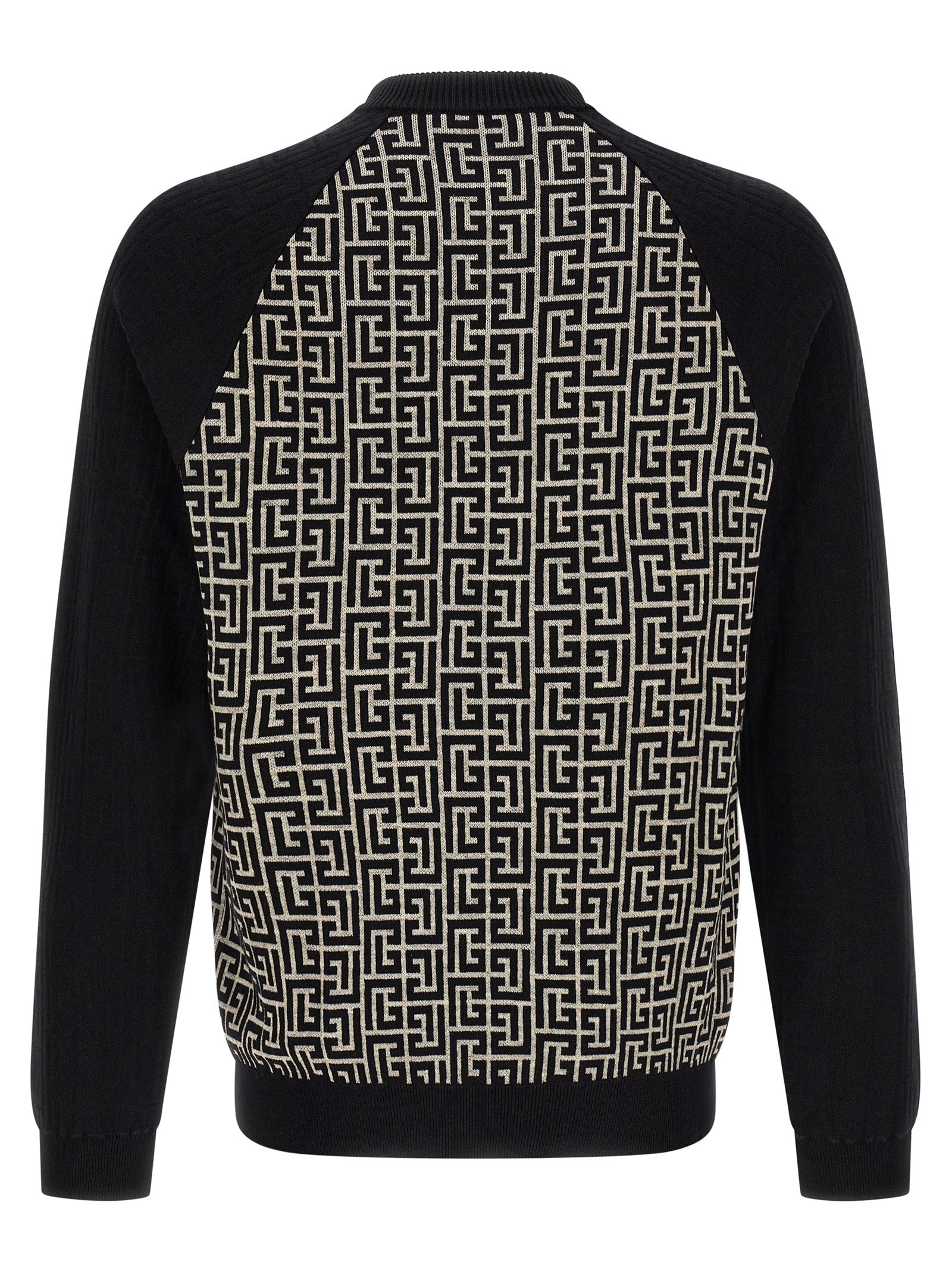 Balmain Bicolor Cotton Cardigan