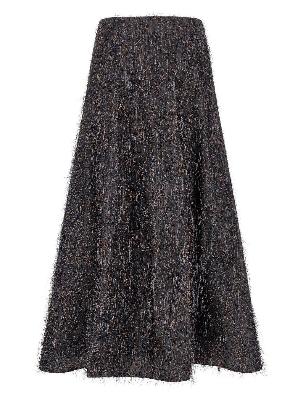 Peserico Blue Viscose Midi Skirt