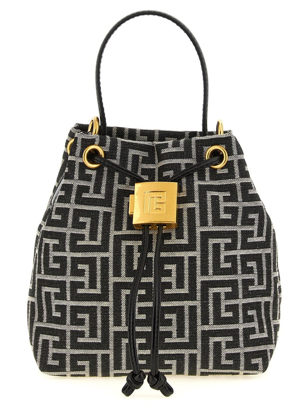 Balmain Bicolor Polyester Handbag