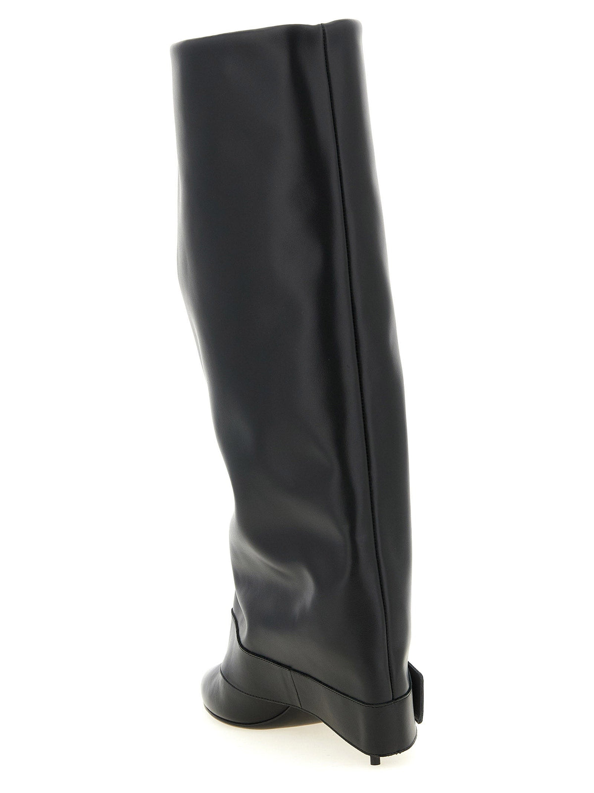 Balmain Black Calfskin Over The Knee