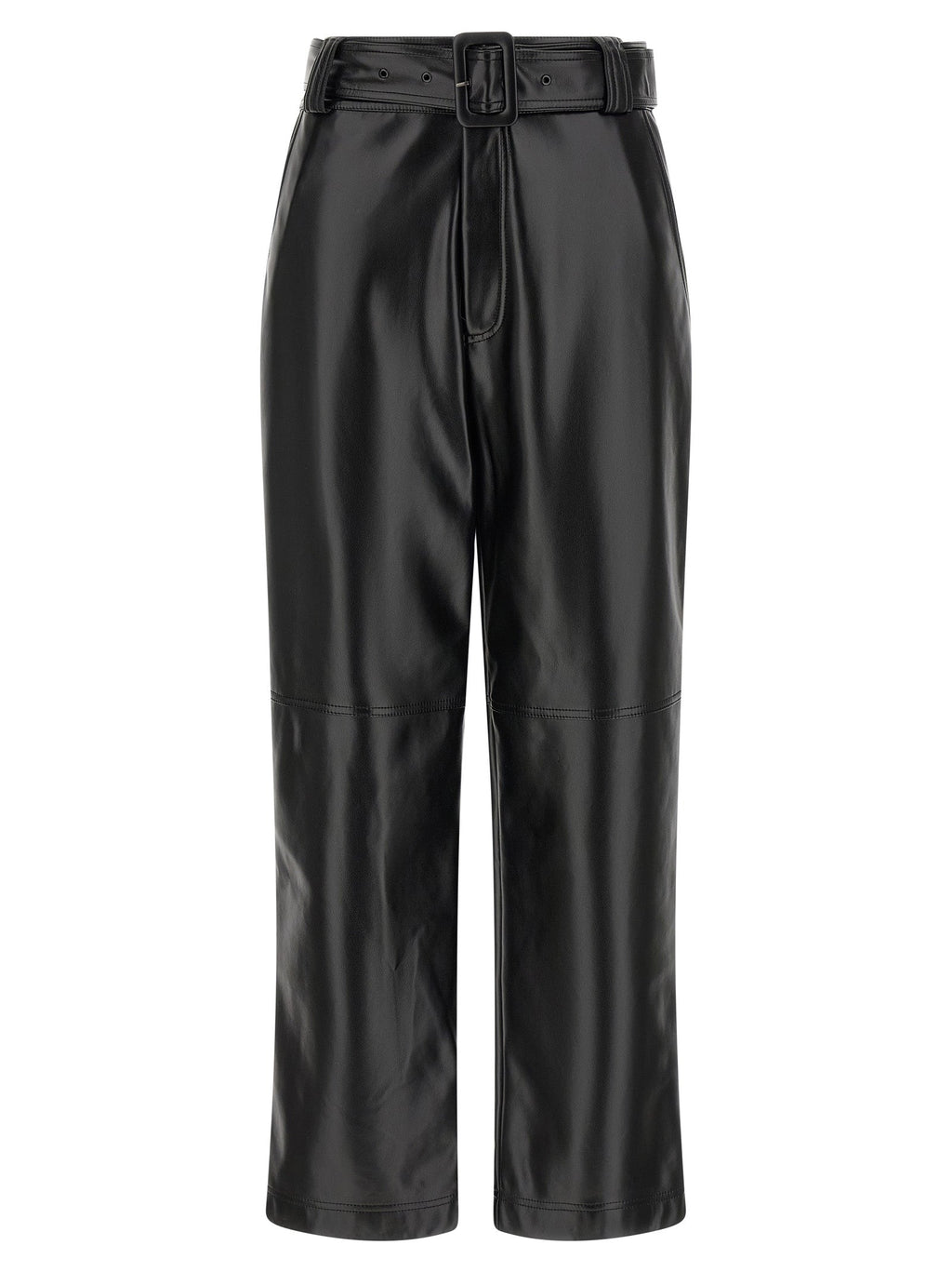 Twinset Black Polyester Cropped Pants