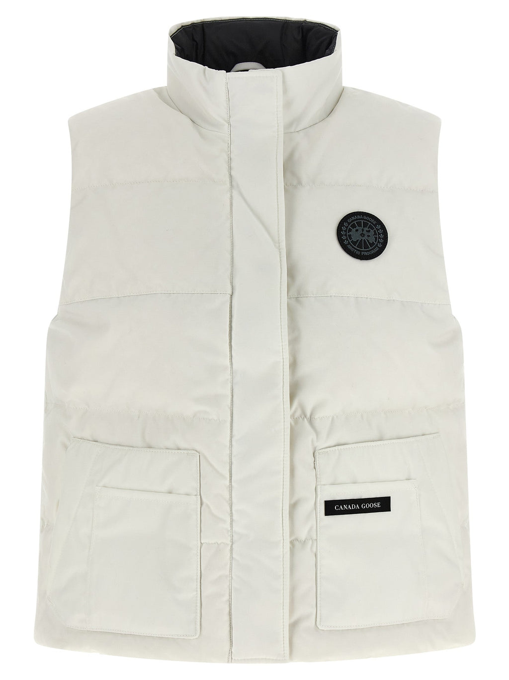 Canada Goose White Polyester Sleeveless Jacket